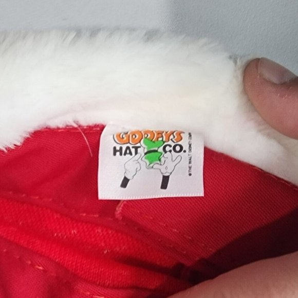 Vintage Disneyland Mickey Mouse Ears Santa Hat Goofy Hat Company Christmas - Picture 3 of 6